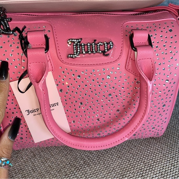 **ALL BAGS SOLD** Rhinestone Juicy couture handbags and backpack - Picture 9 of 10